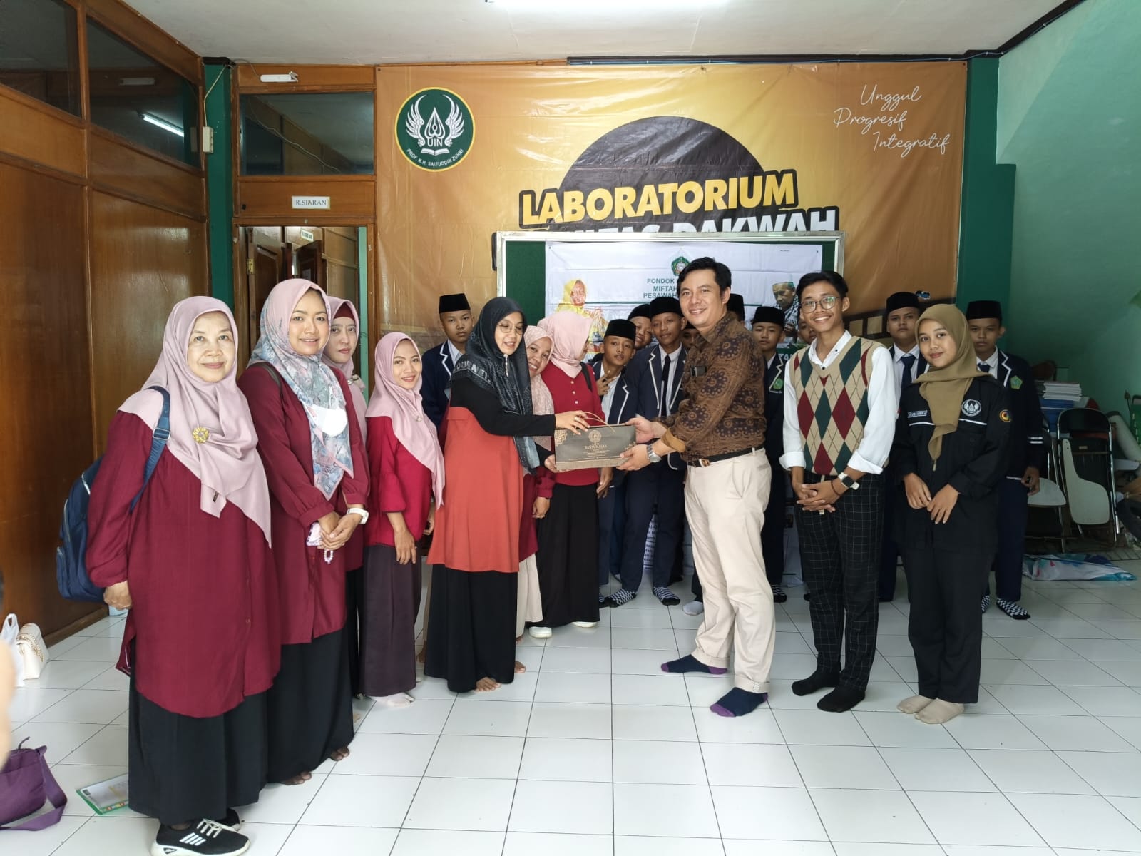 Siswa MTs Miftahul Huda Pesawahan Kunjungi UIN Saizu Purwokerto