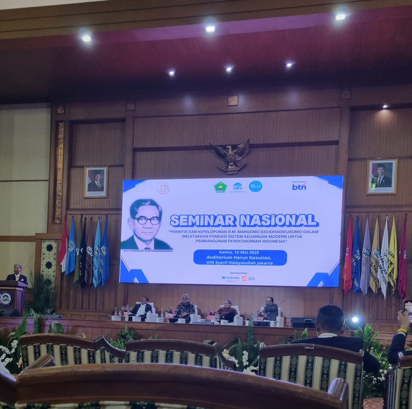 Prof Sugeng UMP Jadi Salahsatu Narasumber Utama dalam Seminar  RM Margono Djojohadikusumo