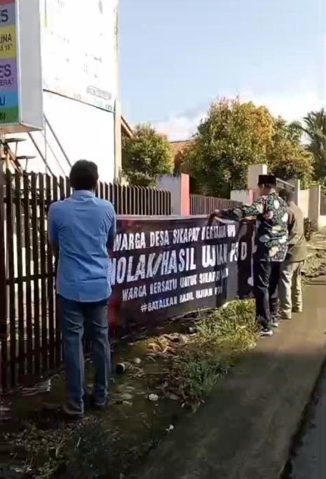Warga Sikapat Protes Hasil Ujian P3D, Diduga Ada Kecurangan dan Desak Batalkan Hasil Ujian