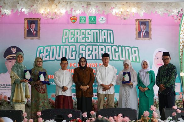 Ratusan Kader Fatayat NU Banyumas Hadiri Peresmian Gedung Serbaguna Baru