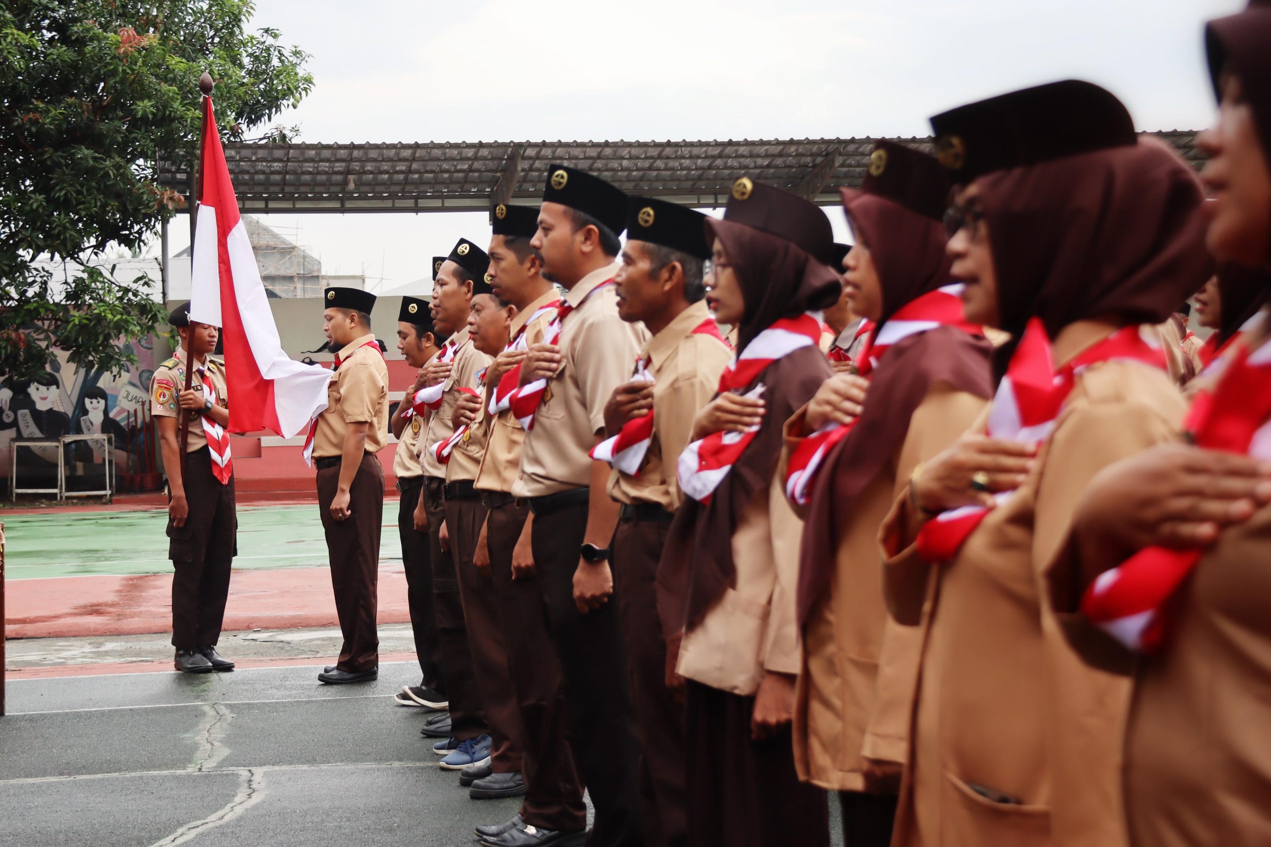 Sekda Banyumas Resmikan 22 Gudep PKBM dan Lantik Mabgusnya di Hari Pramuka ke-64 Tahun