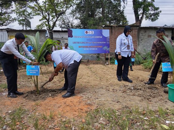 Program Ketahanan Pangan Dimulai, Imipas Tanam Ribuan Pohon Kelapa Serentak di Seluruh Indonesia