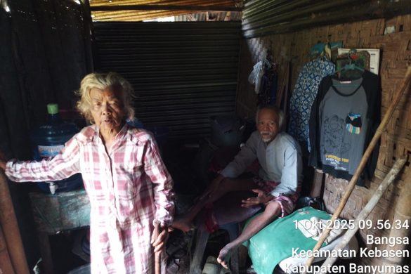 Gubug Reyot Ngadiyem dan Tukimin, Potret Nestapa Lansia di Tengah Gemerlap Tunjangan DPRD Banyumas