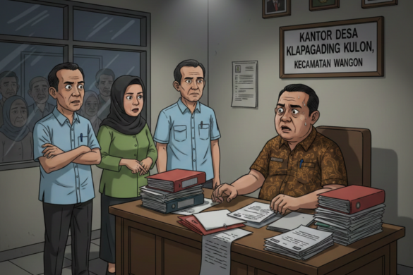 Konflik Berkepanjangan Pemdes Klapagading Kulon, Pelayanan Lumpuh dan Bantuan Warga Tak Cair