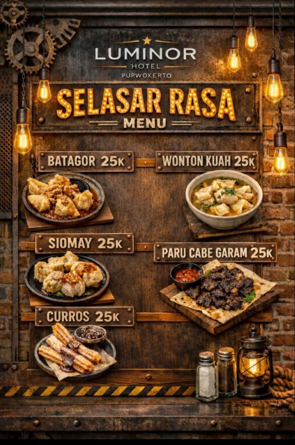 Luminor Purwokerto Hadirkan Menu Spesial Selasar Rasa, Harga Bersahabat untuk Semua Kalangan