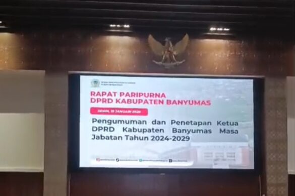 Agus ‘Nova’ Prianggodo Resmi Jabat Ketua DPRD Banyumas Periode 2024–2029